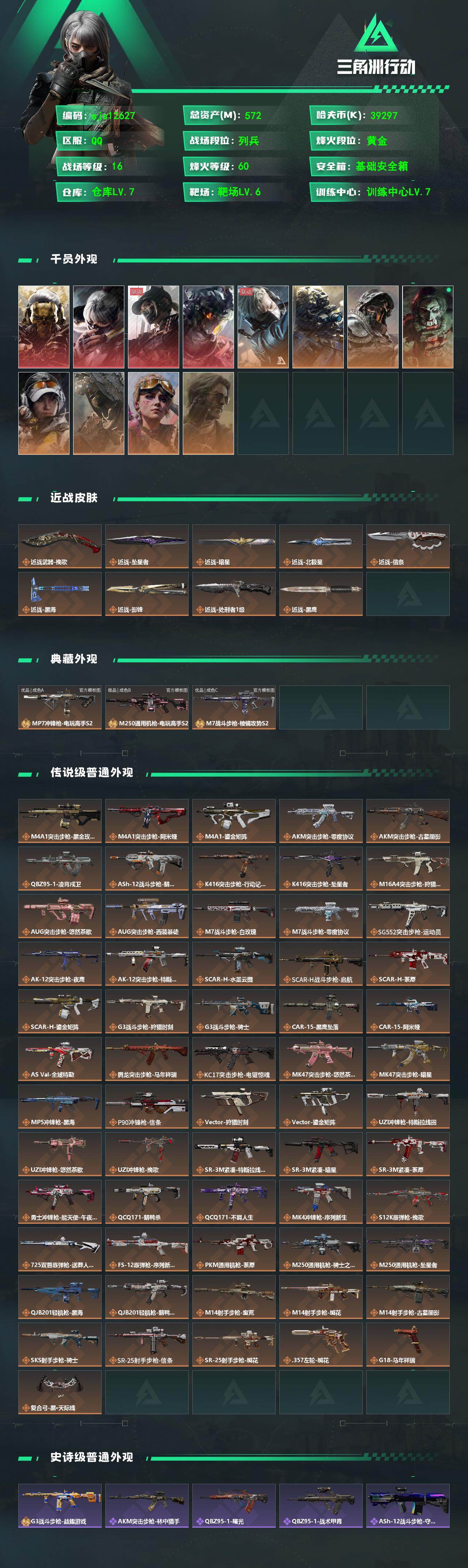 SJZMMN4305898三角洲行动账号详情图4 SJZMMN4305898三角洲行动账号详情图4