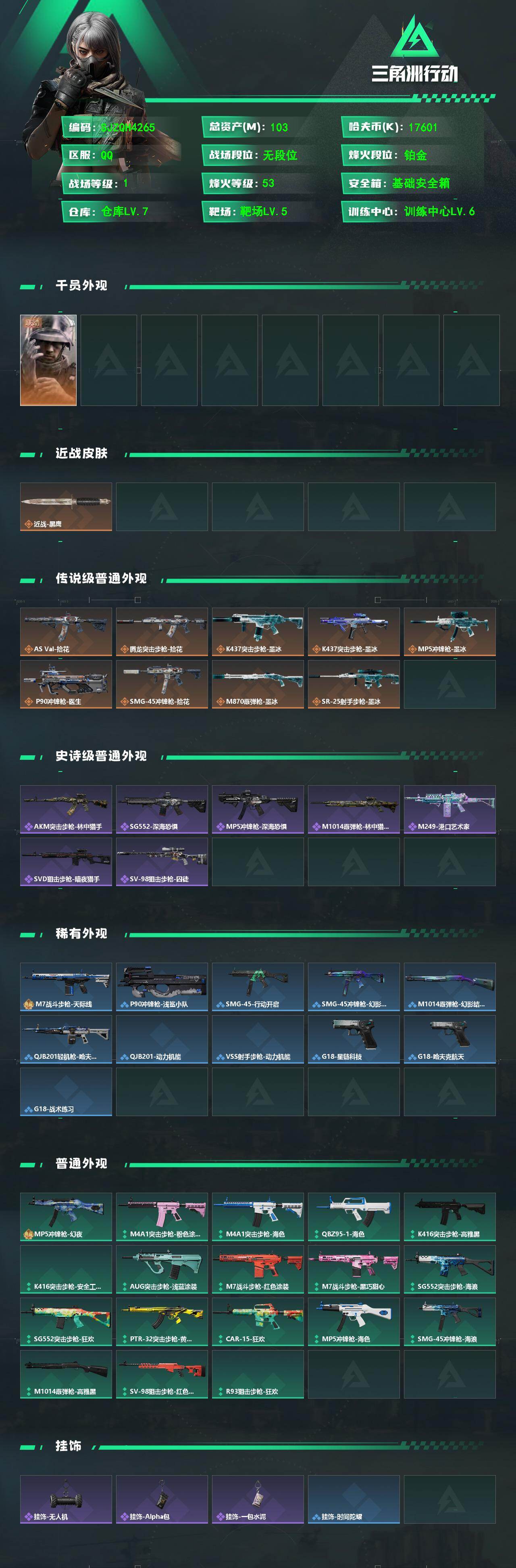 SJZEY4316524三角洲行动账号详情图2