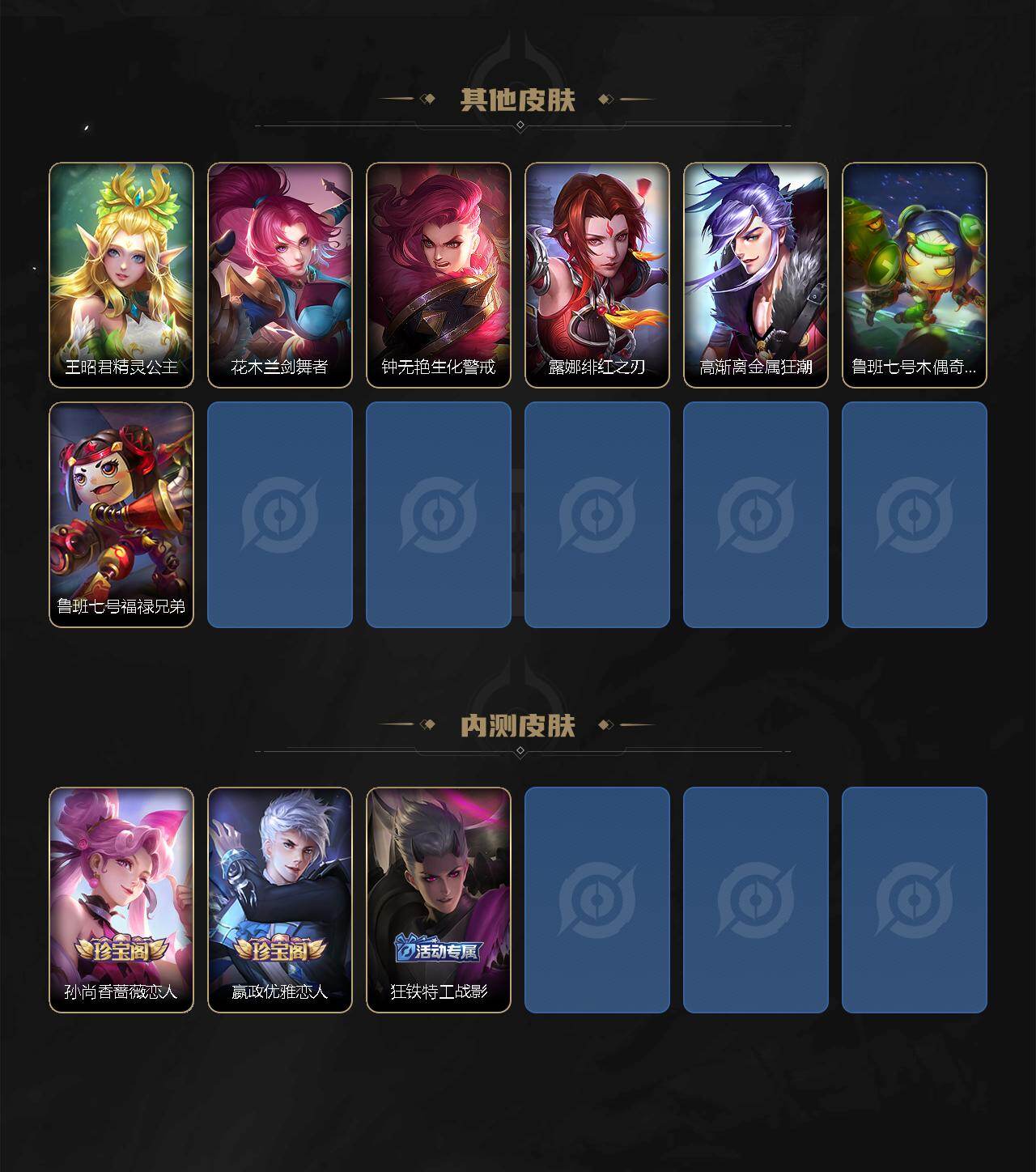 WZYYT4685588王者荣耀账号详情图6 WZYYT4685588王者荣耀账号详情图6