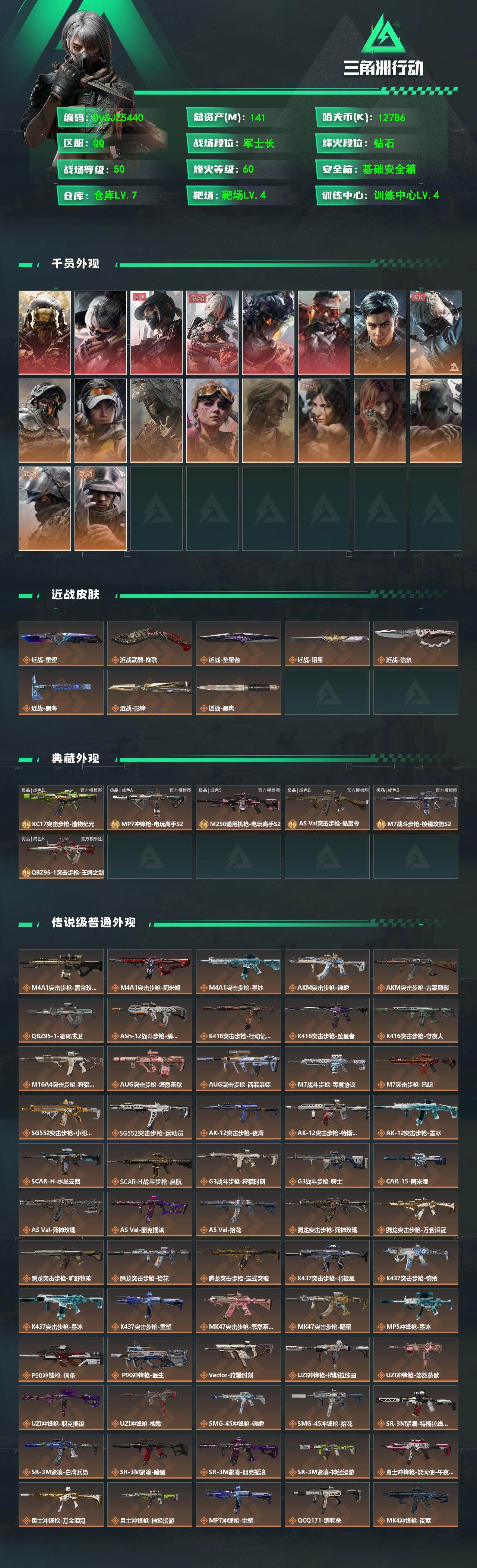 SJZYYT4323926三角洲行动账号详情图2