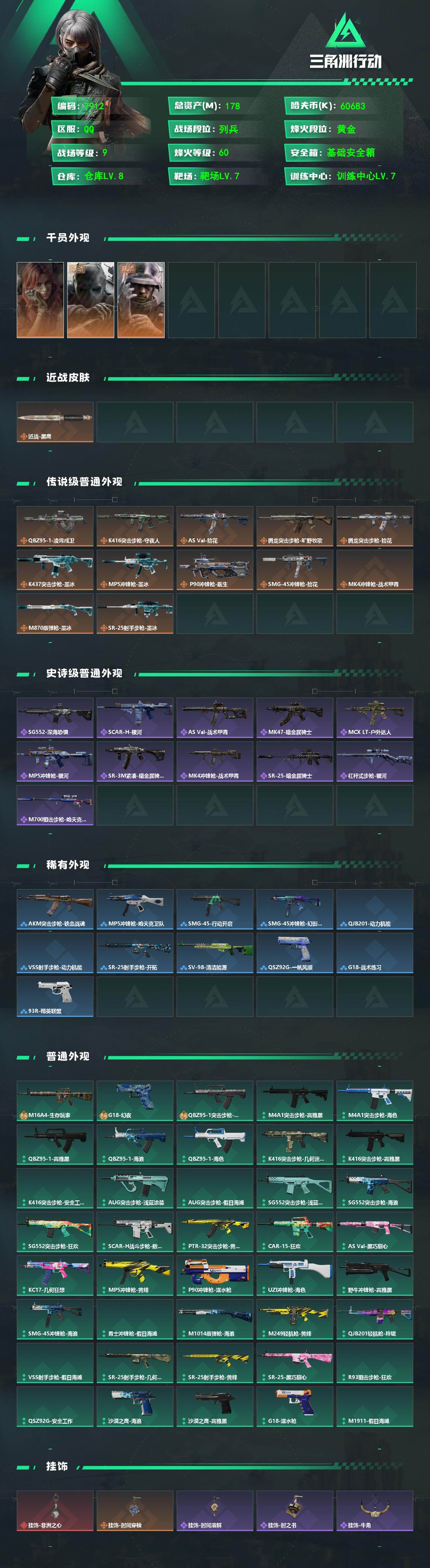 SJZQM4332546三角洲行动账号详情图4 SJZQM4332546三角洲行动账号详情图4