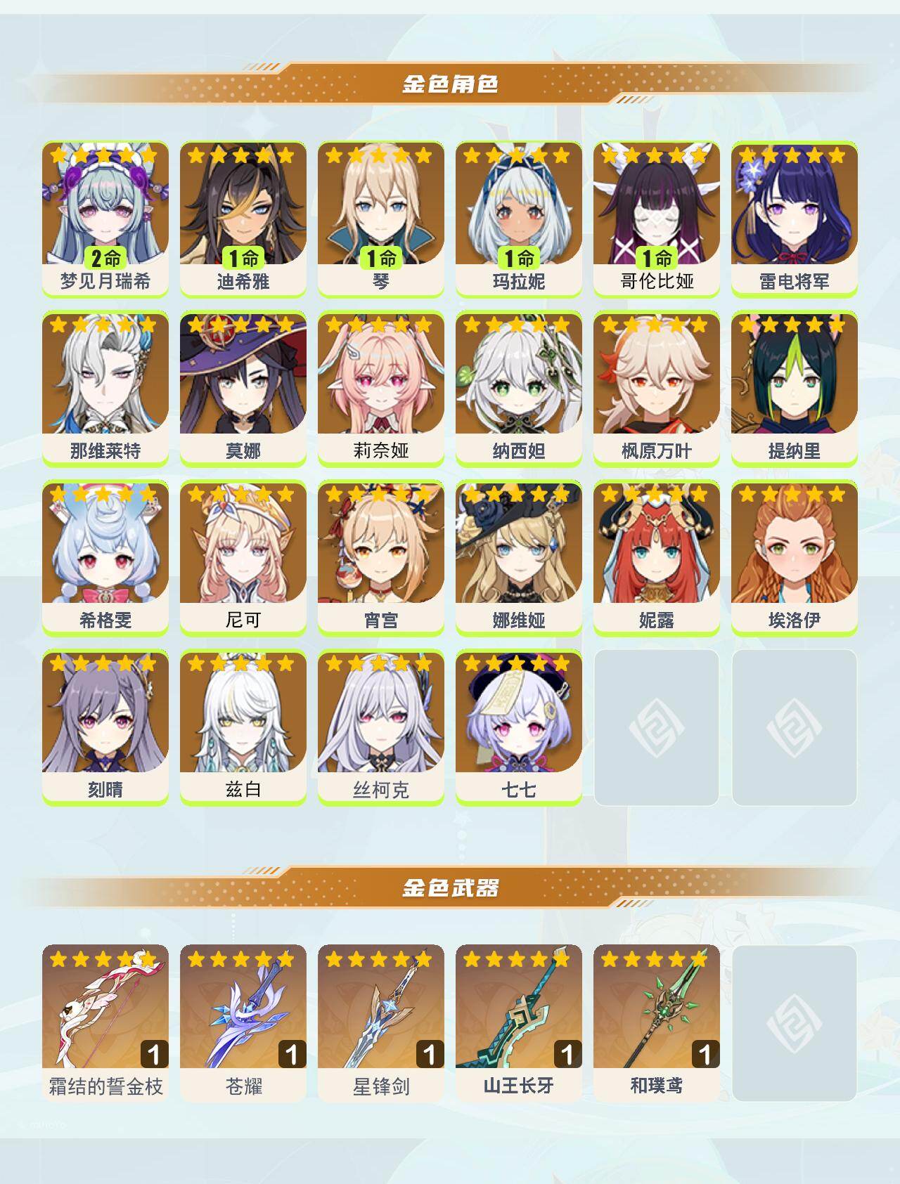 YSEY412970原神账号详情图3