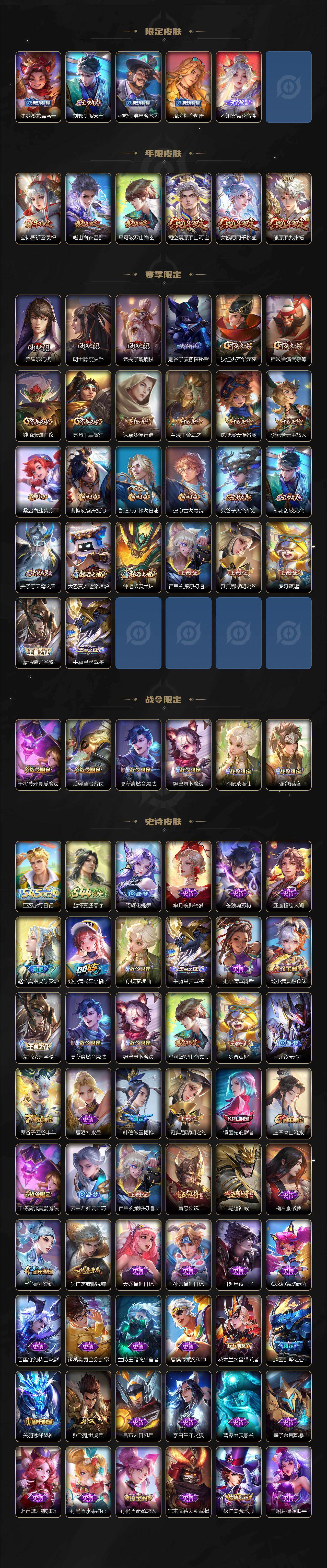 WZLX4761390王者荣耀账号详情图3 WZLX4761390王者荣耀账号详情图3