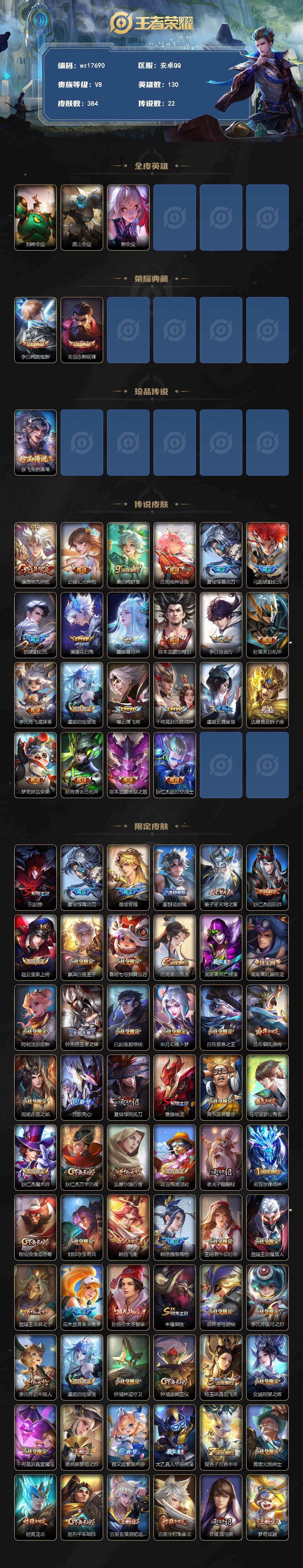WZMMN4721353王者荣耀账号详情图3
