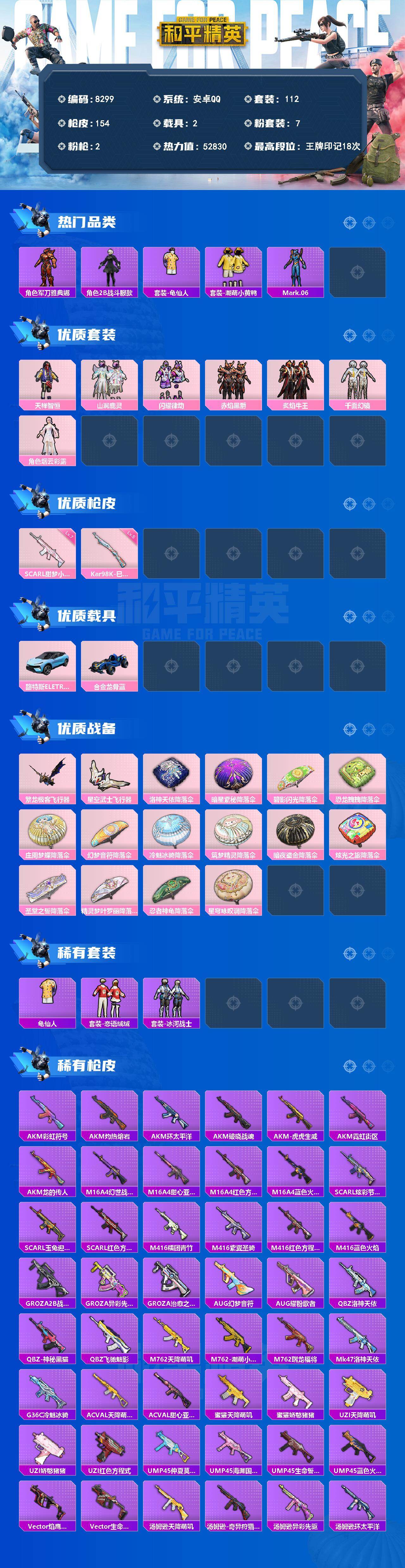 HPMMN4419558和平精英账号详情图3 HPMMN4419558和平精英账号详情图3
