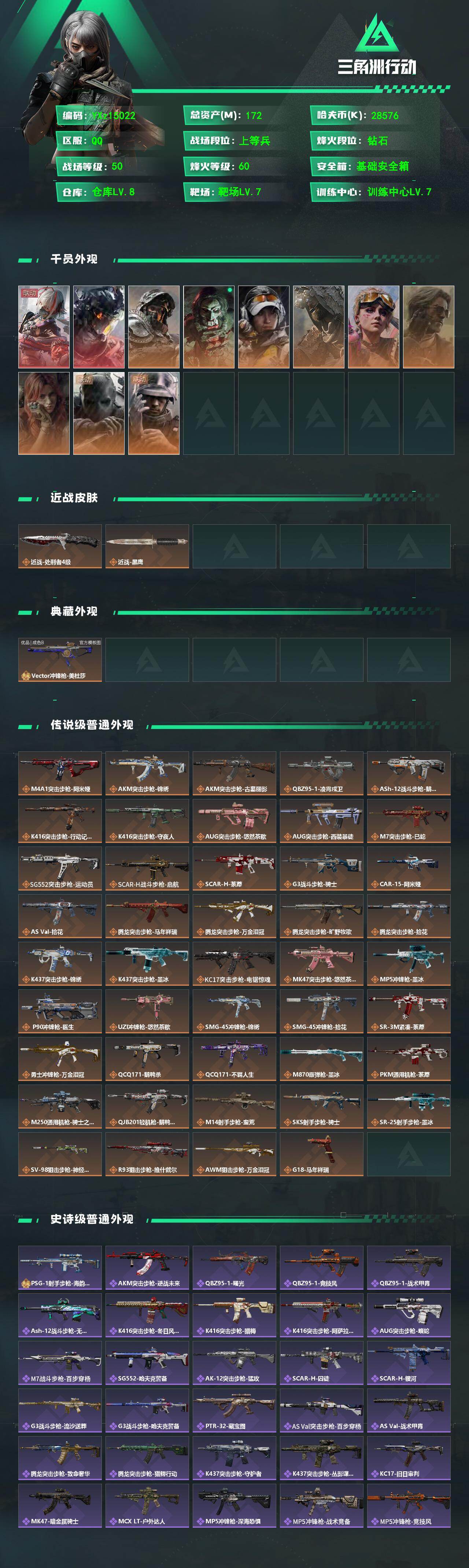 SJZMMN4345969三角洲行动账号详情图3 SJZMMN4345969三角洲行动账号详情图3
