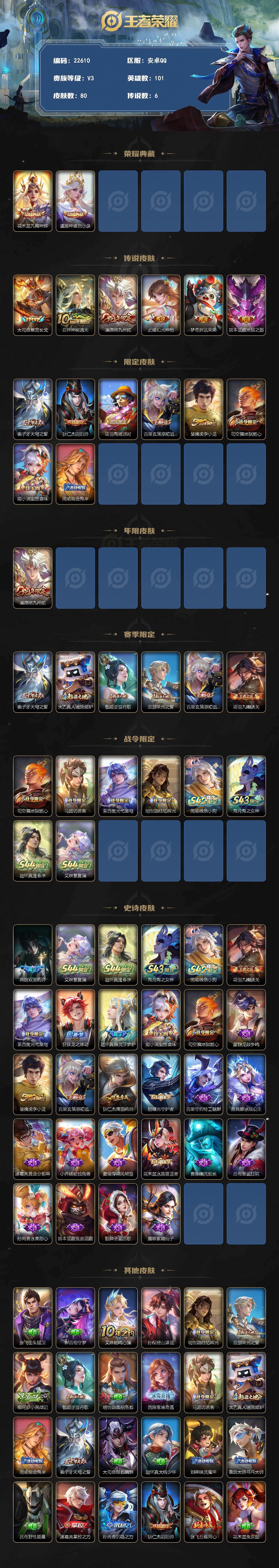 WZEY4725460王者荣耀账号详情图2