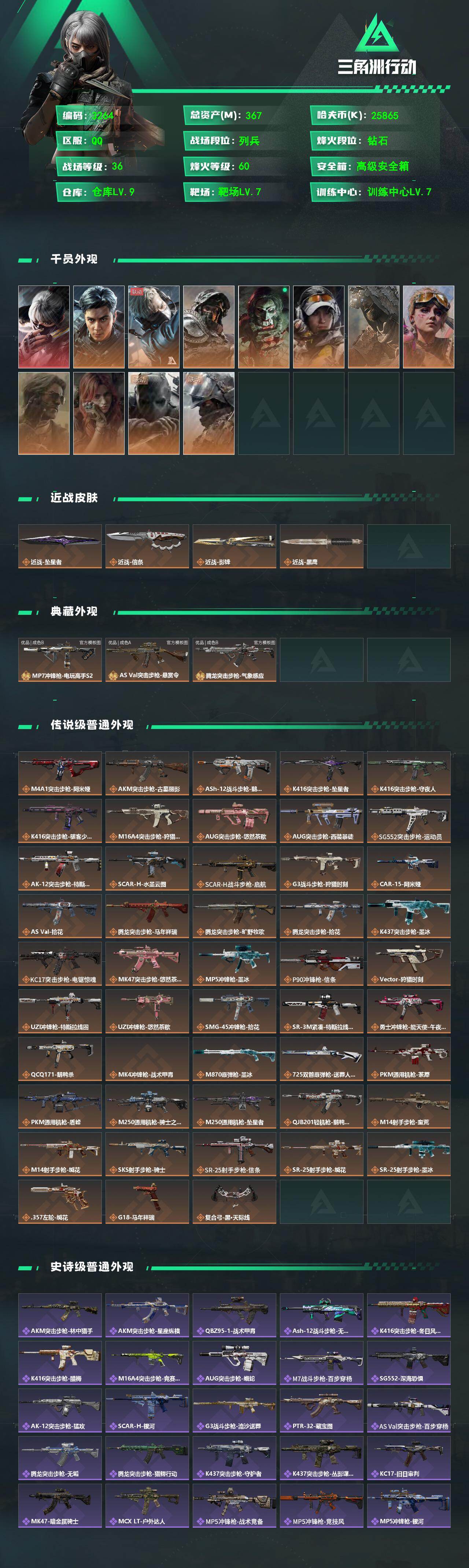 SJZMMN4342772三角洲行动账号详情图3