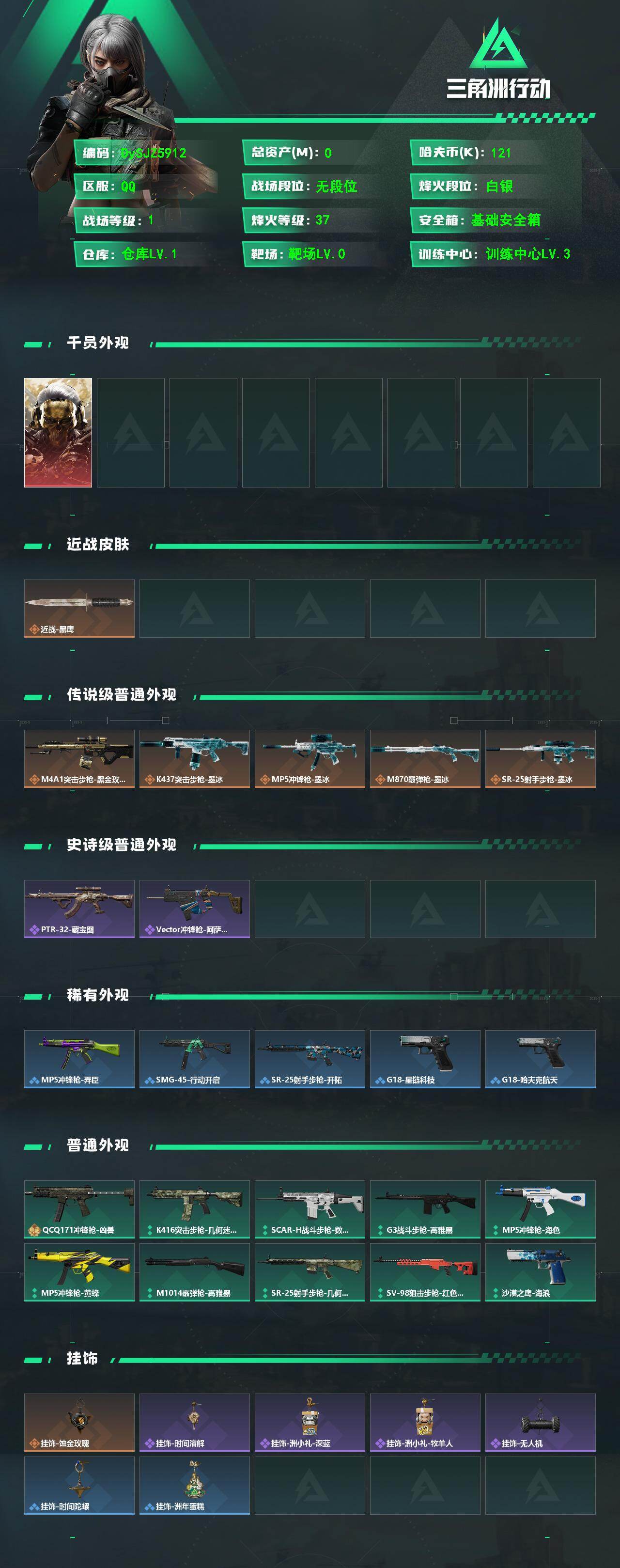 SJZYYT4340627三角洲行动账号详情图2