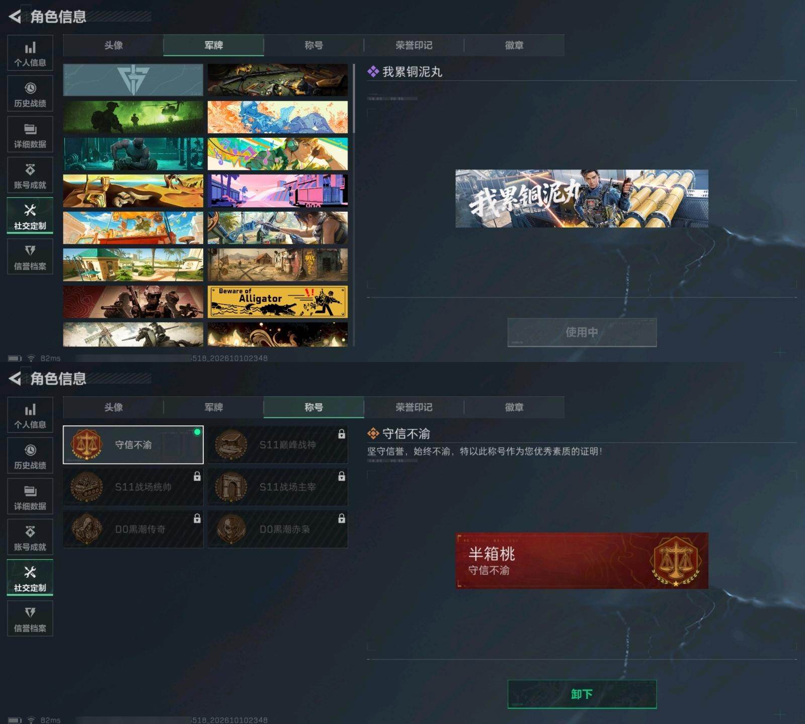 SJZMMN4346448三角洲行动账号详情图4 SJZMMN4346448三角洲行动账号详情图4