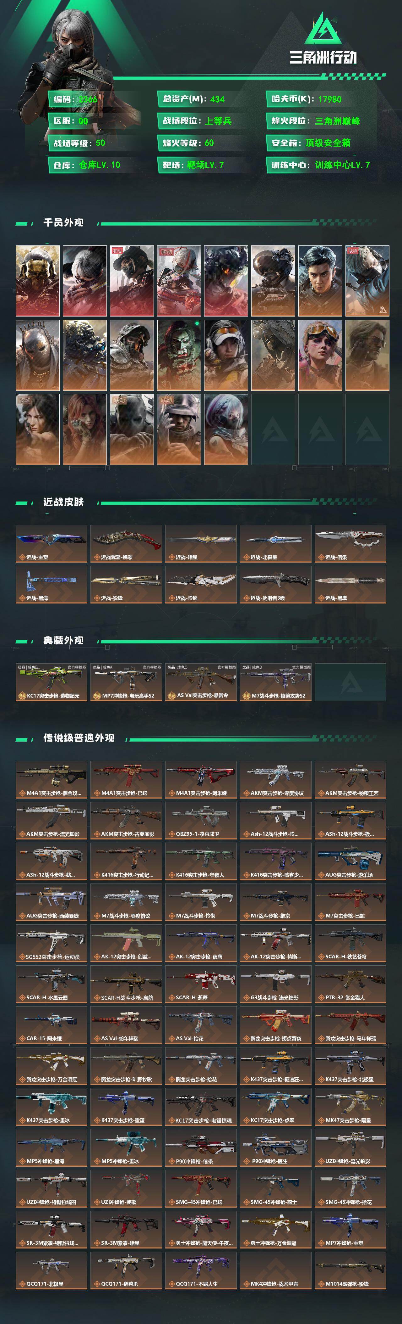SJZMMN4353917三角洲行动账号详情图3 SJZMMN4353917三角洲行动账号详情图3