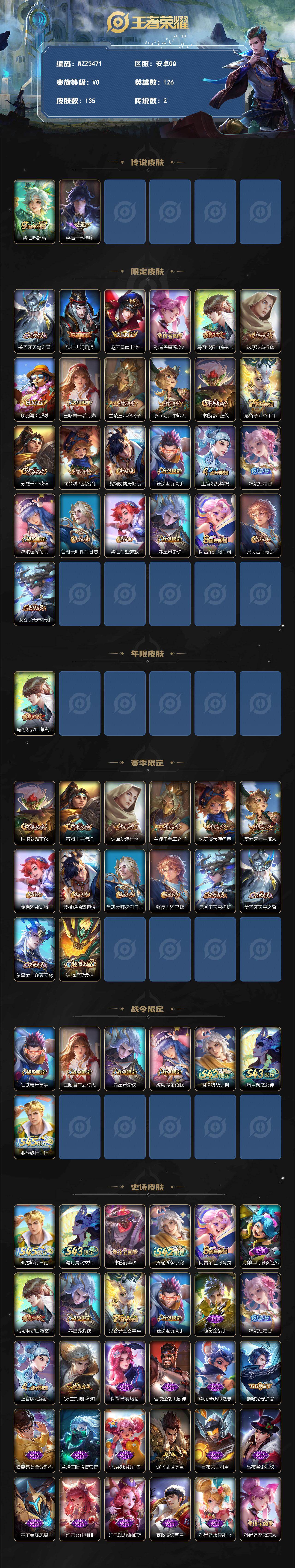 WZEY4760448王者荣耀账号详情图2