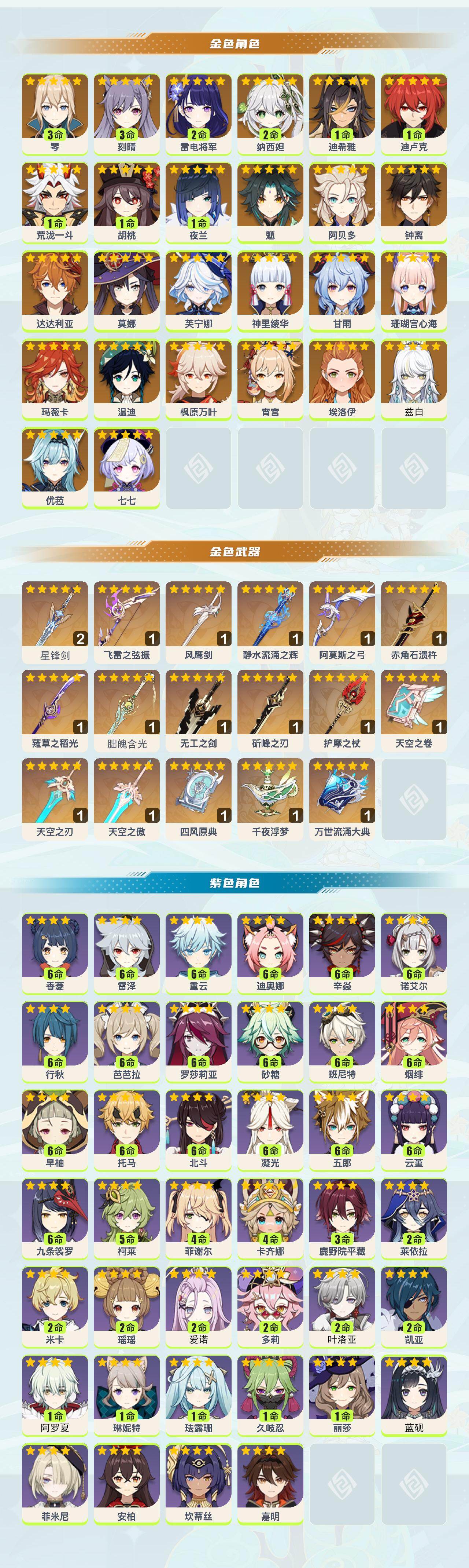 YSEY413951原神账号详情图2