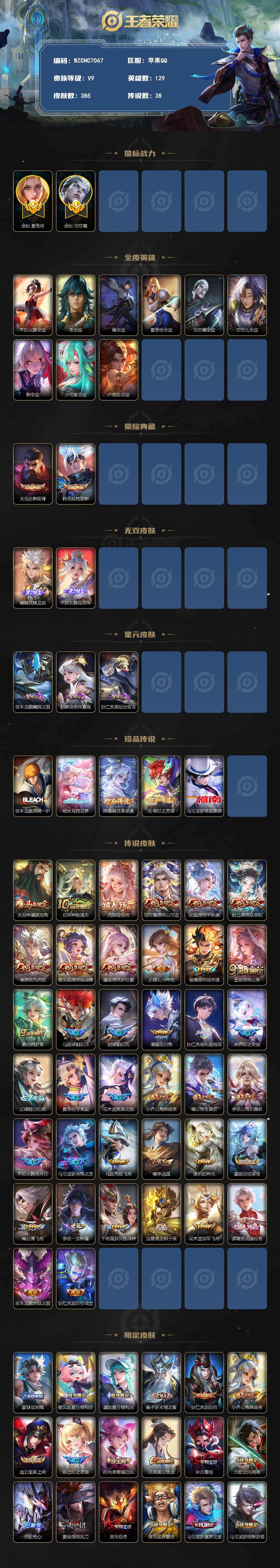 WZEY4762634王者荣耀账号详情图2