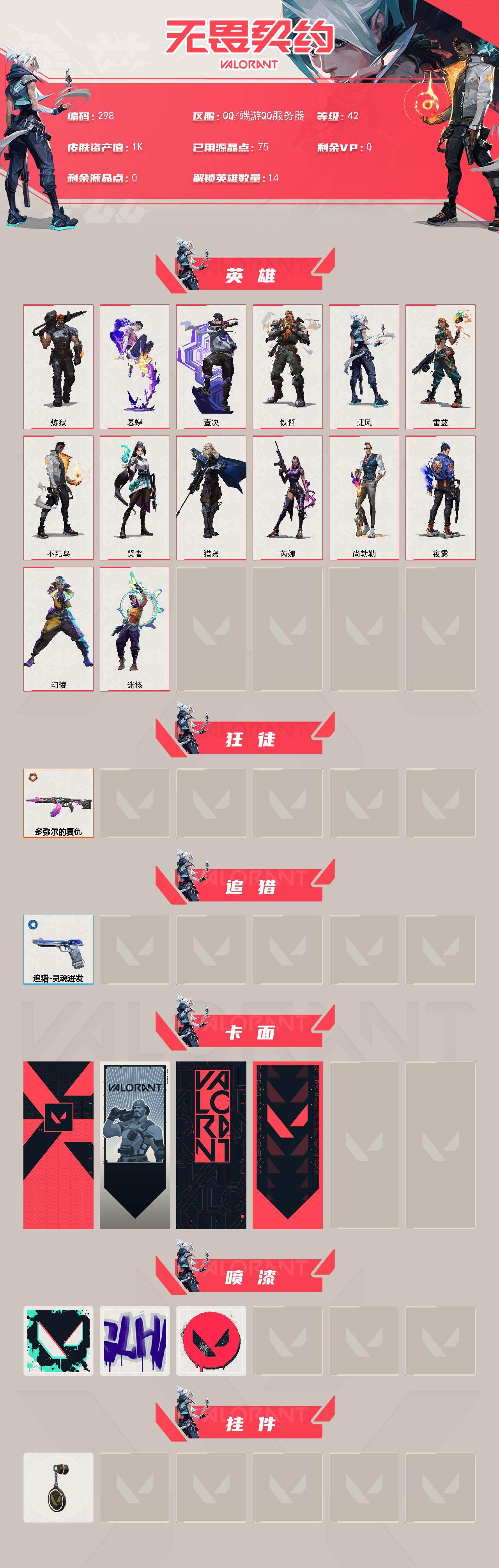 WWQLX4155870无畏契约账号详情图2 WWQLX4155870无畏契约账号详情图2