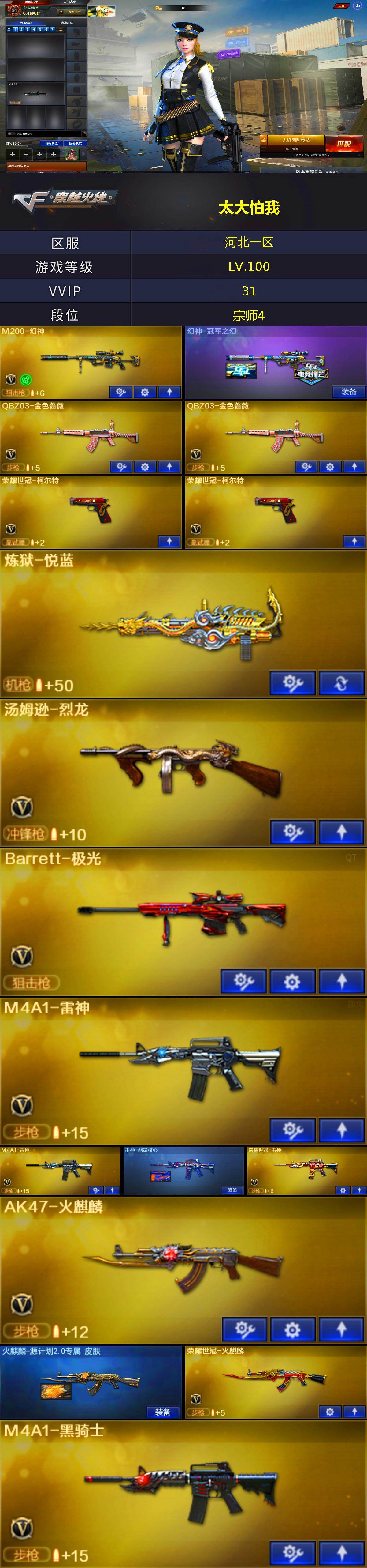 CFLX4114471穿越火线账号详情图3 CFLX4114471穿越火线账号详情图3