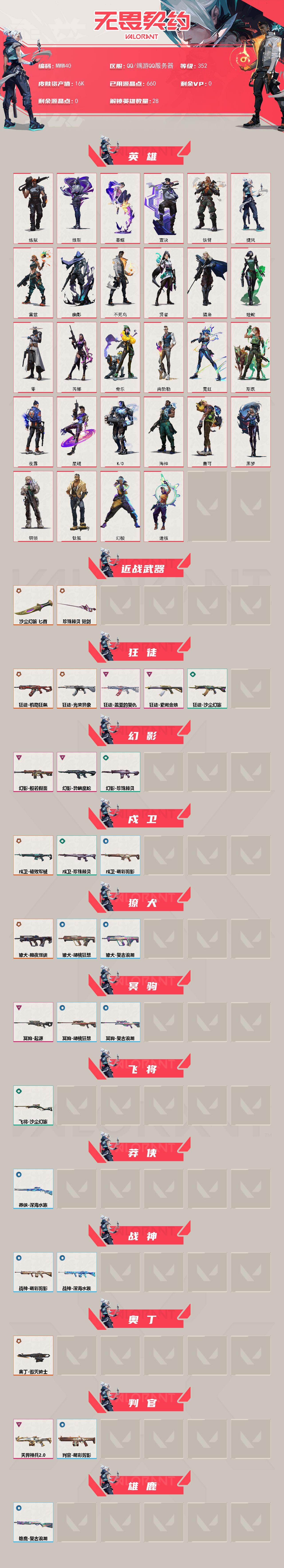 WWQMMN4160006无畏契约账号详情图3 WWQMMN4160006无畏契约账号详情图3