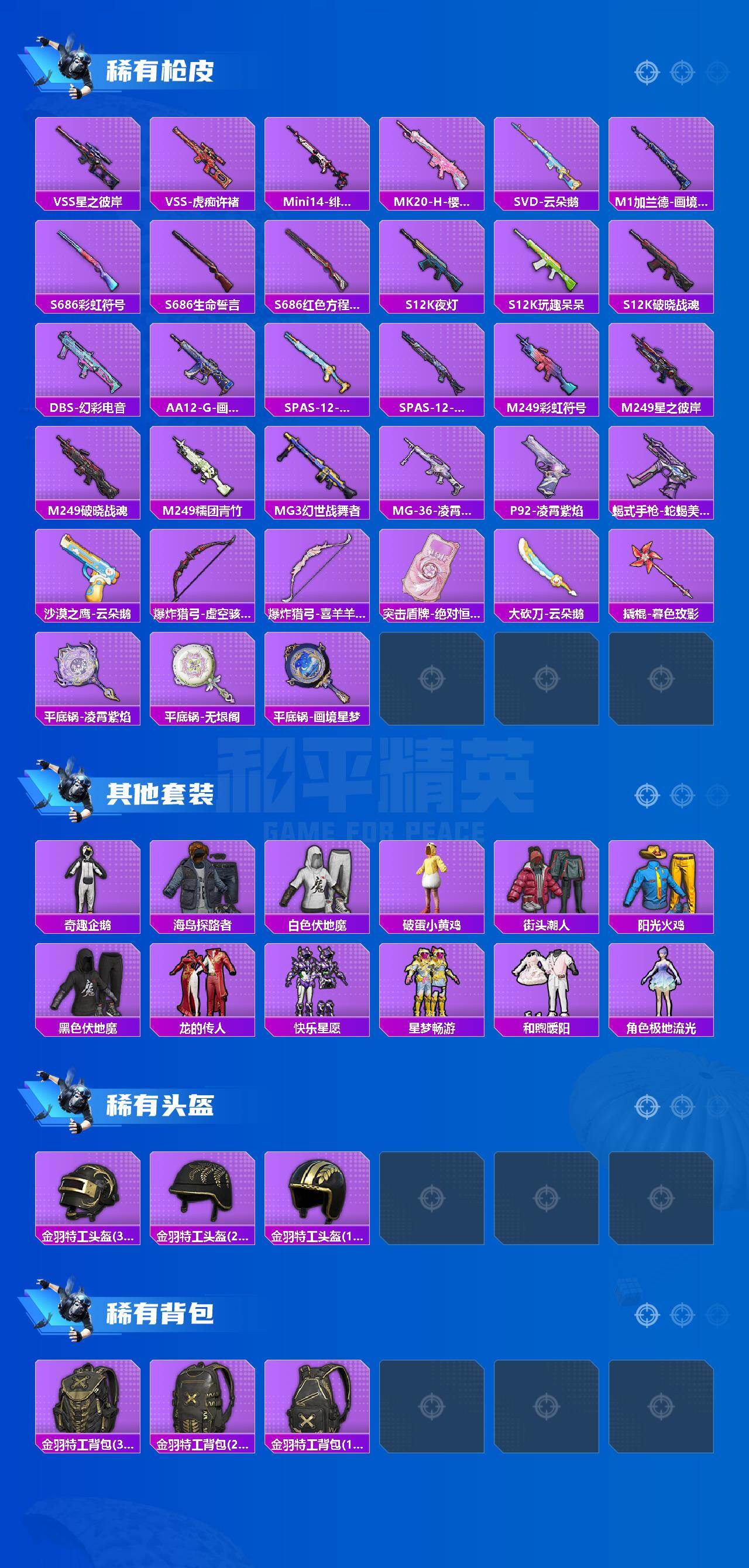 HPLE4456450和平精英账号详情图3
