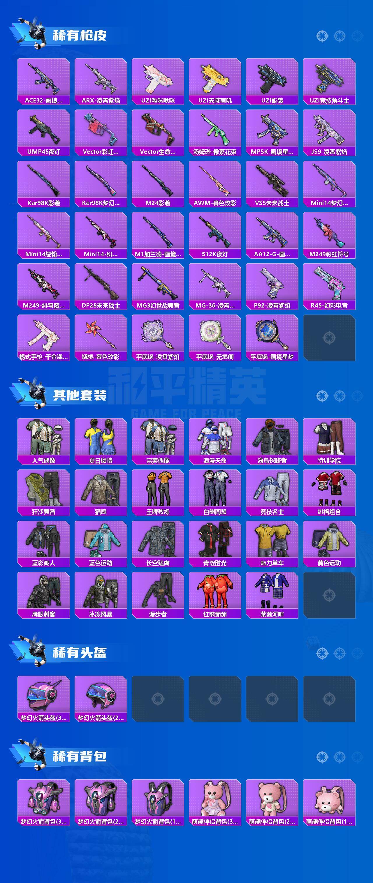 HPMMN4462533和平精英账号详情图4 HPMMN4462533和平精英账号详情图4