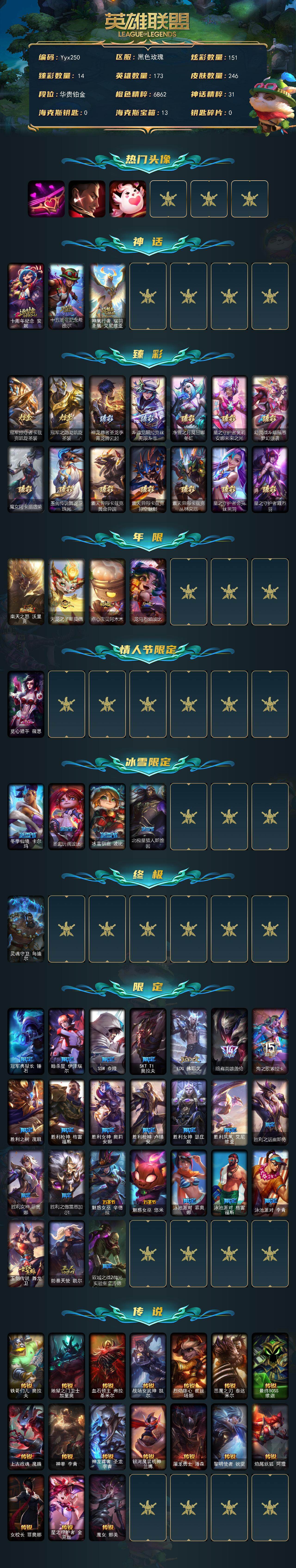 LOLMMN461108英雄联盟账号详情图3
