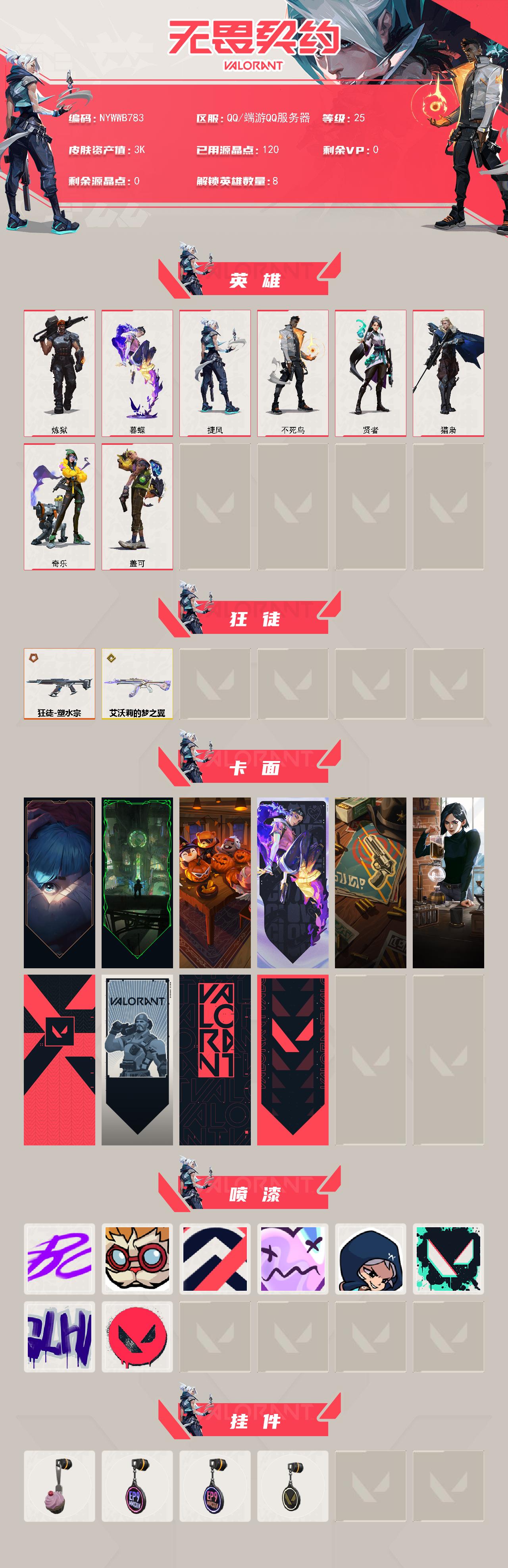 WWQMMN4170710无畏契约账号详情图3 WWQMMN4170710无畏契约账号详情图3